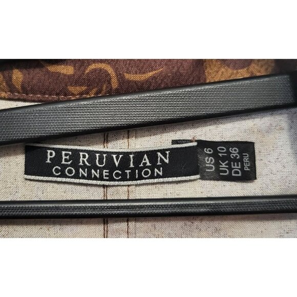 Peruvian Connection Floral Paisley Blazer Jacket - Picture 9 of 12